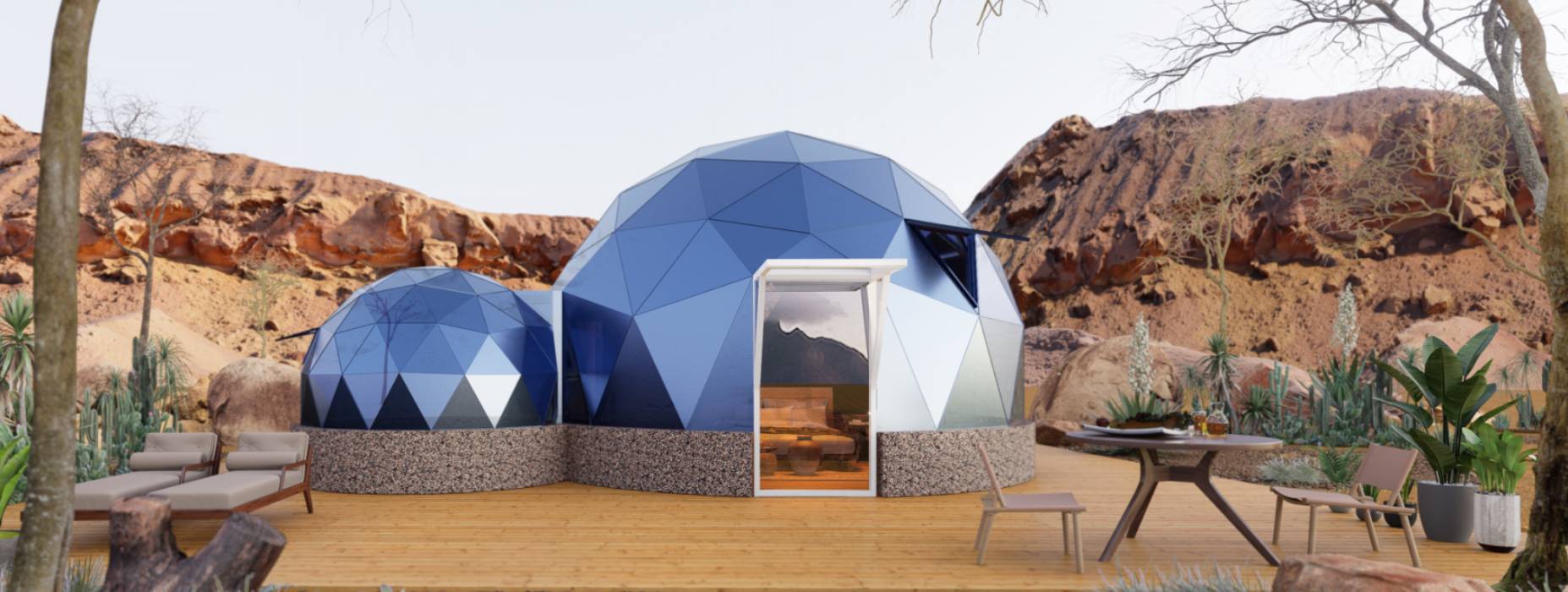 岢岚县球形智能光伏玻璃星空房